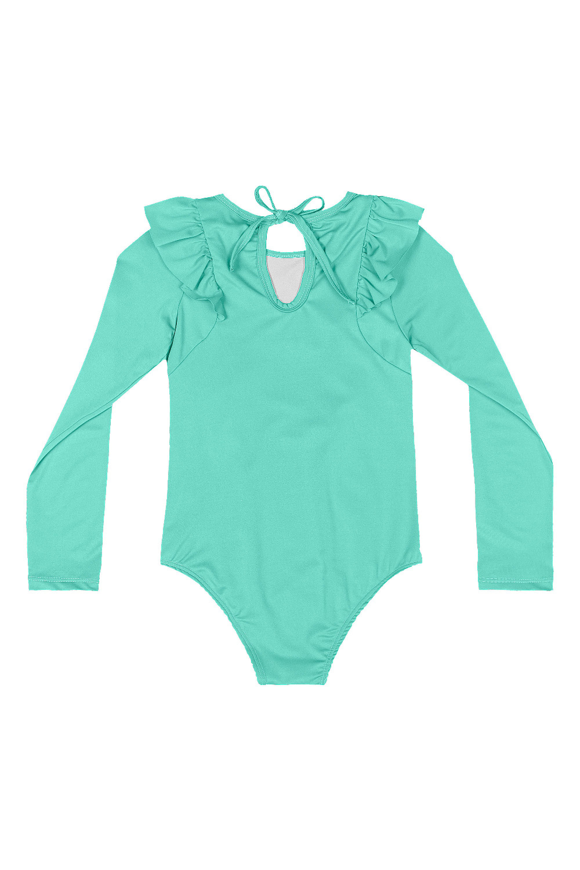 Maiô Infantil Manga Longa FPS 50+ com Forro (Verde) Quimby - Imagem 18